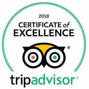 2018 certificate of excellence trip advisor